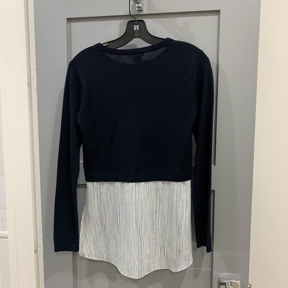Club Monaco Navy Sweater Blouse - Picture 2 of 2